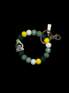 Silicone Beaded Keychain