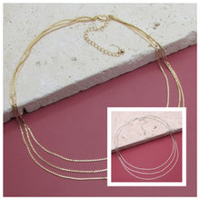 Load image into Gallery viewer, Dainty Triple Layer Necklace
