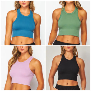 Seamless High Neck Bra