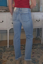 Load image into Gallery viewer, Sneak Peek Mid-Rise Frayed Jeans

