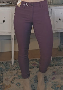 Mid-Rise Hyperstretch Jeggings - Sangria
