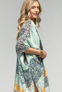 Damask & Paisley Kimono