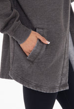 Load image into Gallery viewer, Mono B Fleece Hooded Cardigan
