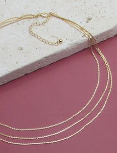 Dainty Triple Layer Necklace