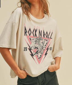 Rock N' Roll Tiger Graphic Tee