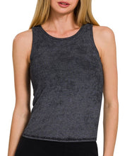 Load image into Gallery viewer, &quot;No Bra Required&quot; Ribbed Racer Back Tank
