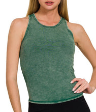 Load image into Gallery viewer, &quot;No Bra Required&quot; Ribbed Racer Back Tank
