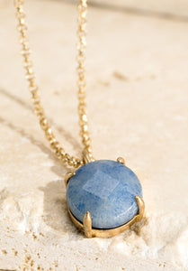 Natural Sodalite Stone Necklace