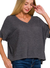 Load image into Gallery viewer, Drop Shoulder Jacquard Sweater
