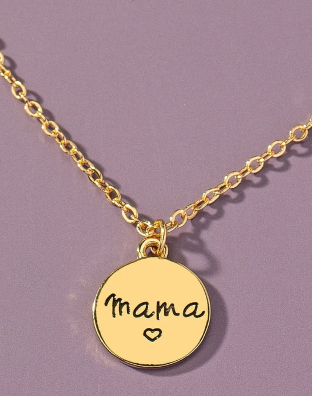 Mama Pendant Necklace