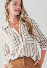 Load image into Gallery viewer, Madison Striped Shirt
