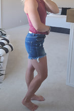 Load image into Gallery viewer, Frayed Denim Shorts
