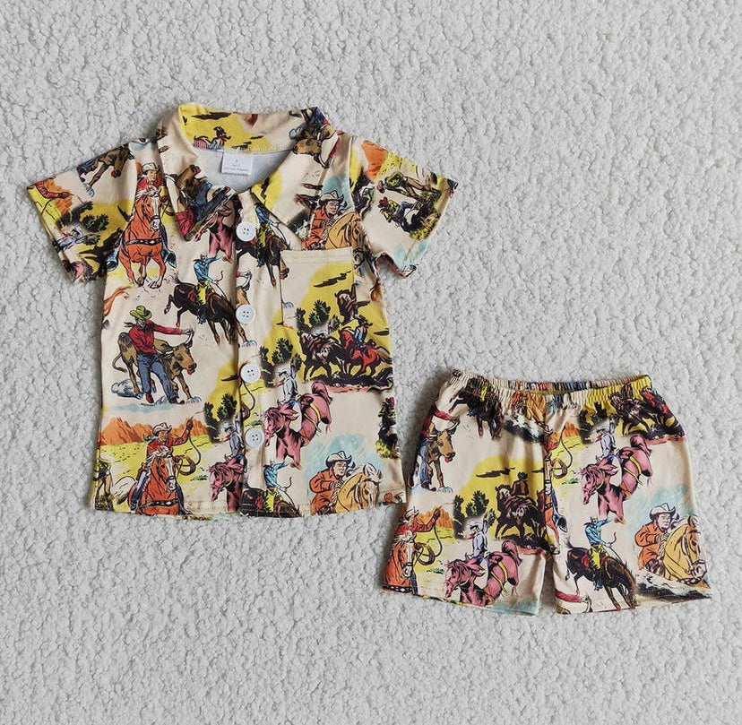 Western vintage Pajama Set