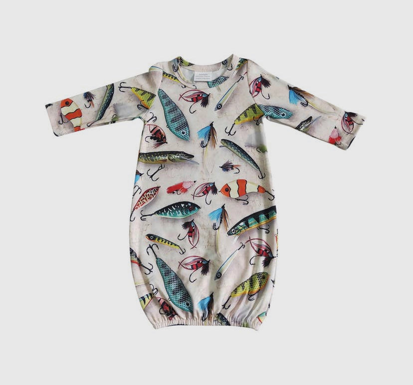 Fly Fish Baby Gown