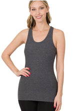 Load image into Gallery viewer, Ribbed Racerback Tank Top
