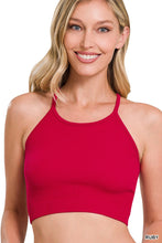 Load image into Gallery viewer, Ribbed Crop Cami Top
