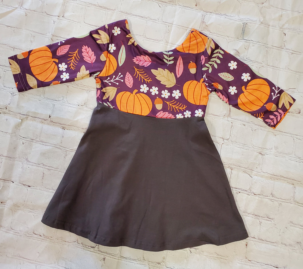 Fall Pumpkin Dress