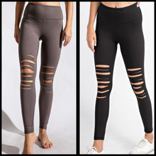 Load image into Gallery viewer, Buttery Soft Laser Cut Leggings
