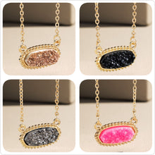 Load image into Gallery viewer, Druzy Pendant Necklace
