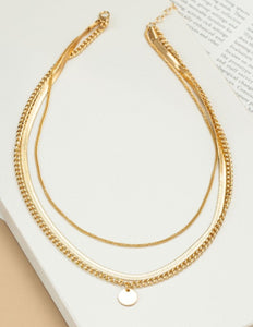 3-layer Pendant Necklace