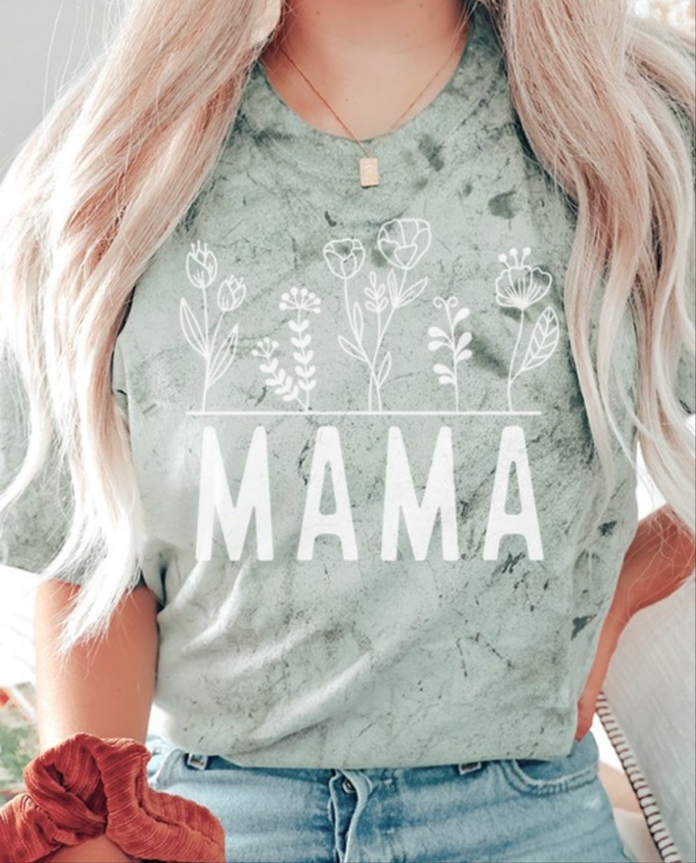 Mama Flower Graphic Tee
