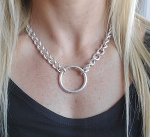 Ring Chain Necklace - 2 Colors