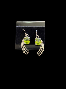 Sterling & Peridot Earrings