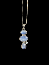 Load image into Gallery viewer, Sterling Blue Topaz &amp; Kyanite Necklace

