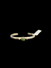 Load image into Gallery viewer, Sterling Jade Cuff Bracelet
