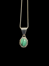 Load image into Gallery viewer, Sterling Malachite Necklace
