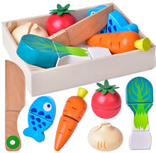 Load image into Gallery viewer, Wooden Play Food
