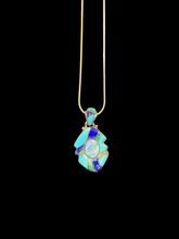 Load image into Gallery viewer, Sterling Lapis Turquoise &amp; Opal Necklace
