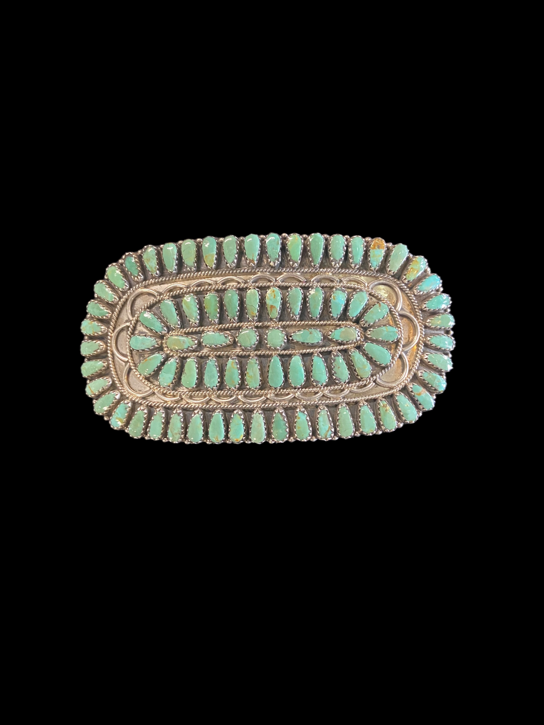 Sterling & Turquoise Barrette