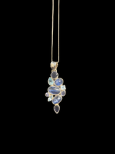 Load image into Gallery viewer, Blue Topaz Kyanite Necklace
