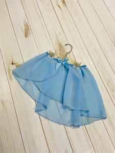 Mock Wrap Georgette Circle Skirt