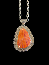 Load image into Gallery viewer, Sterling Spiny Oyster Necklace
