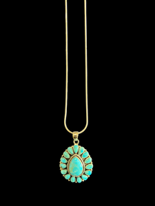 Sterling & Turquoise Necklace