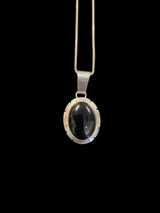 Sterling & Black Onyx Necklace