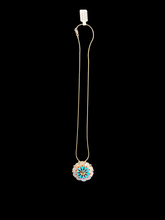 Load image into Gallery viewer, Sterling &amp; Zuni Sun Face Necklace
