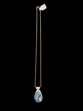 Load image into Gallery viewer, Sterling &amp; Diochroic Glass Necklace
