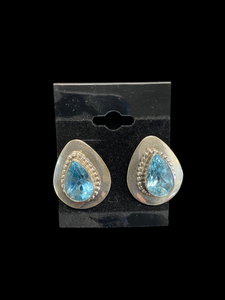 Sterling & Blue Topaz Earrings
