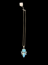 Load image into Gallery viewer, Sterling Larimar &amp; Blue Topaz Necklace
