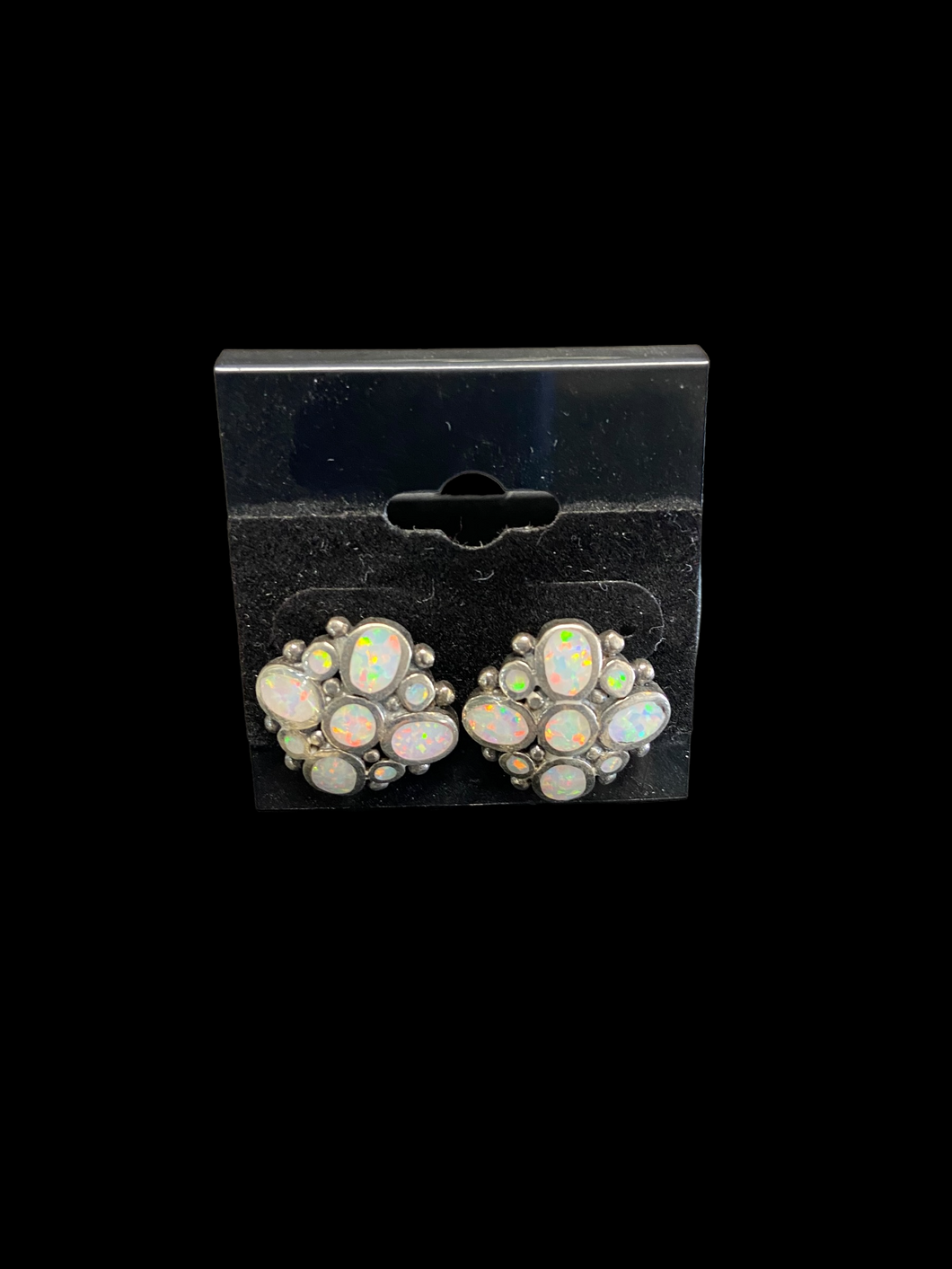 Sterling & Opal Earrings