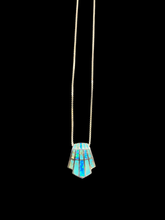 Load image into Gallery viewer, SS Opal &amp; Turquoise Necklace
