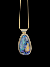 Load image into Gallery viewer, Sterling &amp; Diochroic Glass Necklace
