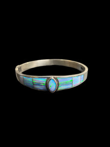 Sterling Opal Cuff Bracelet