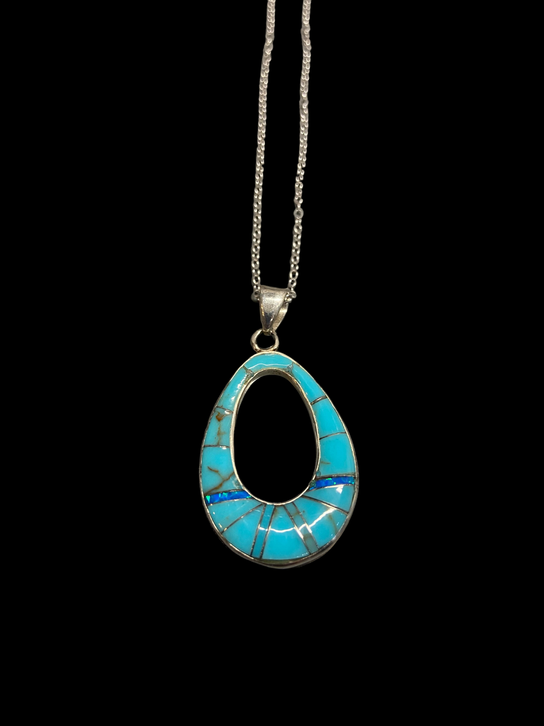 SS Opal & Turquoise Necklace