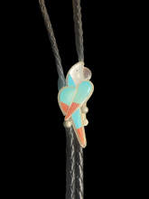 Load image into Gallery viewer, Sterling Multi-Stone Bolo Tie
