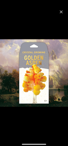 Crystal Growing Golden Aspen