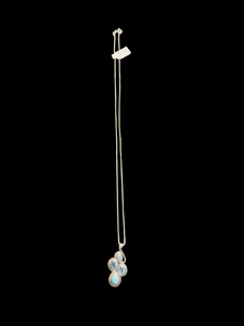 Sterling Blue Topaz & Larimar Necklace